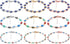 SATINIOR 9 Pieces Evil Eye Bracelet Handmade Evil Eye Beads Bracelet Evil Eye Chain Bracelet Adjustable Amulet Jewelry Evil Eyes Bracelets for Wom...